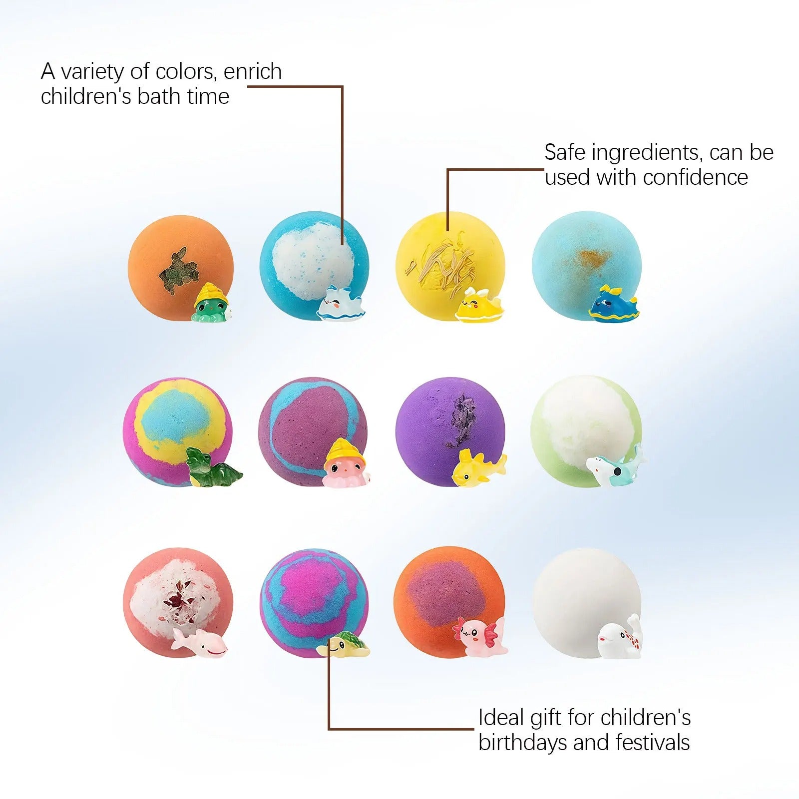 TinyTub Magic™ Animal Reveal Bath Bombs (32-Pack)